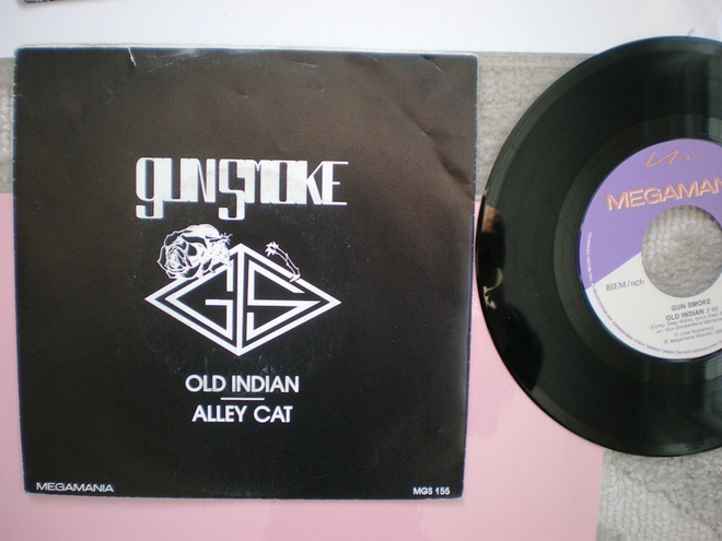 7" Gunsmoke: Old Indian / Alley Cat