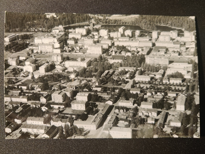 VANHA Postikortti Kajaani 1964 Karhumäki Alkup.Mallikappale