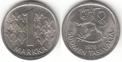 1 mk 1975, hyvä