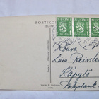 VANHA Postikortti Kotka Rautatie Juna ym 1948 - pikkukuva 2