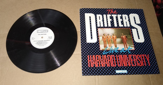 THE DRIFTERS LIVE AT HARVARD UNIVERSITY LP