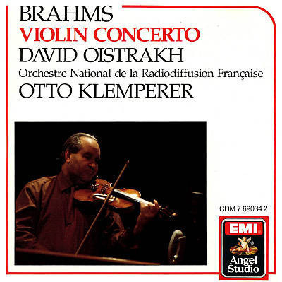 Johannes Brahms, David Oistrakh - Violin Concerto CD.
