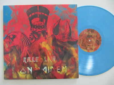 Iron Maiden Killer Live Sininen värivinyyli LP