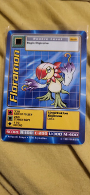 Digimon Floramon Bo-81 1999 card