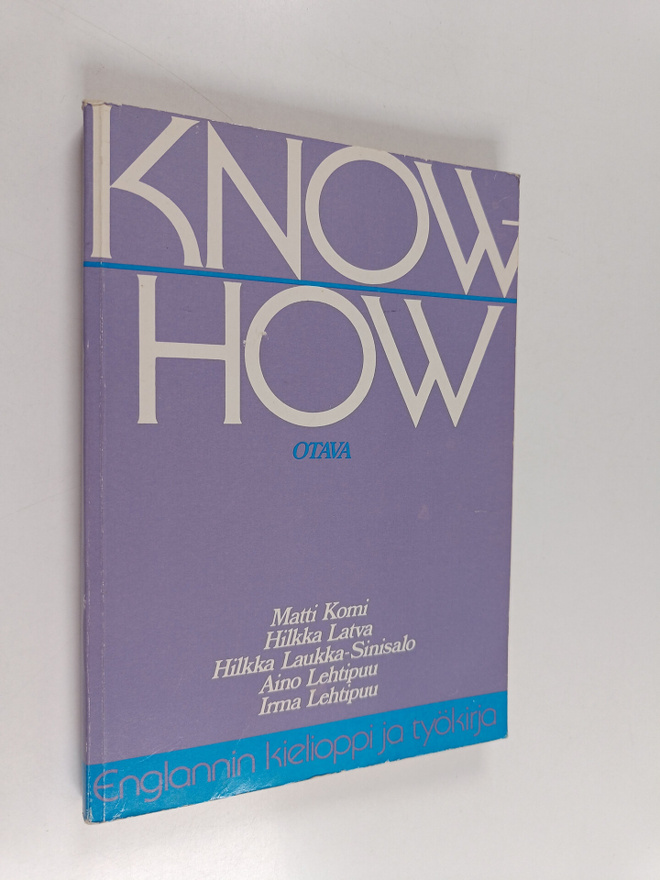 Matti Komi : Know-how : englannin kielioppi ja työkirja k...