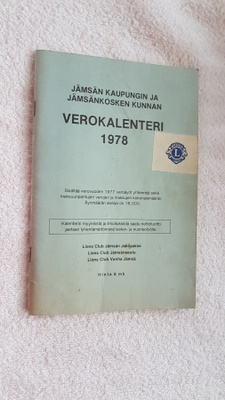 Verokalenteri JÄMSÄ ja Jämsänkoski 1978