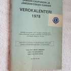 Verokalenteri JÄMSÄ ja Jämsänkoski 1978 - pikkukuva 1