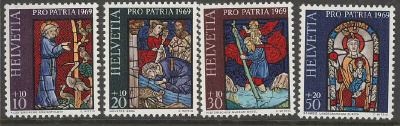 Sveitsi Mi 902-5  ++