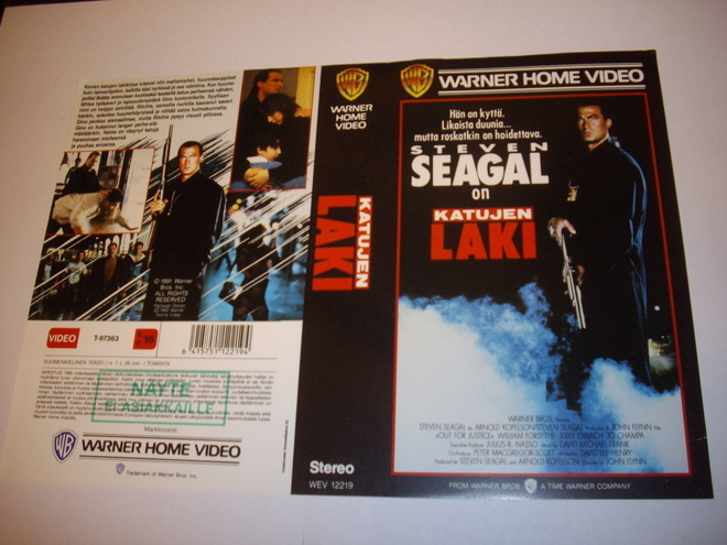 Vhs kansipaperi Fix - KATUJEN LAKI (Sis.postikulut)