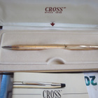 VANHA Kynä Cross 1/20 14 Kt Gold FIlled USA - pikkukuva 1