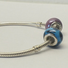 Hopeinen Pandora ranneketju 19,5 cm, 2:lla helalla, 925 - pikkukuva 3