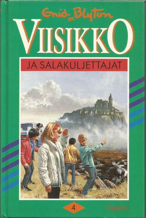 Enid Blyton <> Viisikko kirjoja 4 kpl paketti