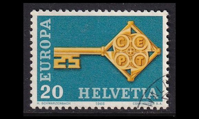 Sveitsi 871 o Europa (1968)