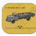 Kahvilappu AAA n:o 28 MERCEDES BENZ L 6600 - pikkukuva 1