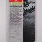 Jukka (toim.) Pakkala : Sosialismi ja ekologia - pikkukuva 2