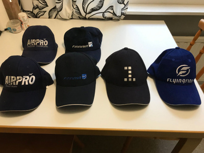 Ilmailuaiheiset lippalakit 6kpl