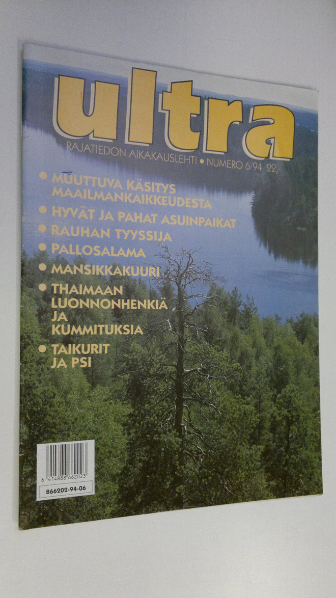 Ultra n:o 6/1994 : Rajatiedon aikakauslehti