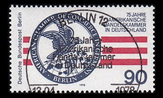Berlin 562 o Amerikkalainen kauppakamari 75v (1978)