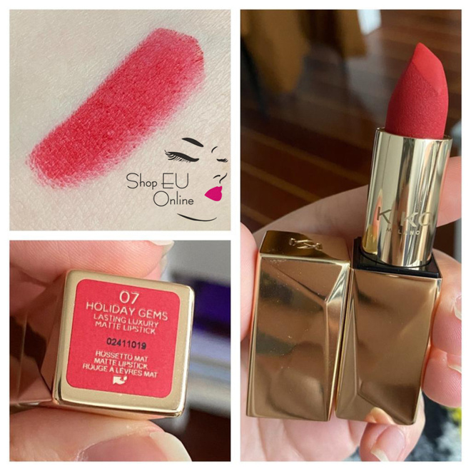 Kiko Milano Holiday Gems matta huulipuna