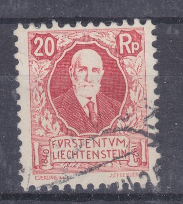 Liehtenstein 1925 Mi 73 Mi 30€ vanhaa