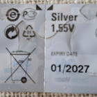 Renata 364 SR621SW 1.55V Hopeaoksidi paristo - pikkukuva 3