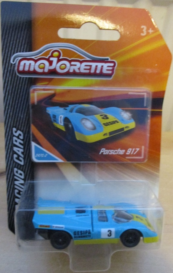 Porsche 917 KH Gesipa Racing Baby-Blue Yellow Majorette 1:60