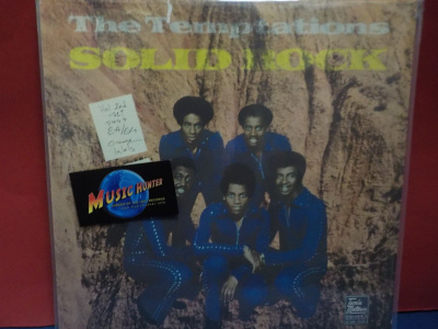 THE TEMPTATIONS - SOLID ROCK EX+/EX+ LP