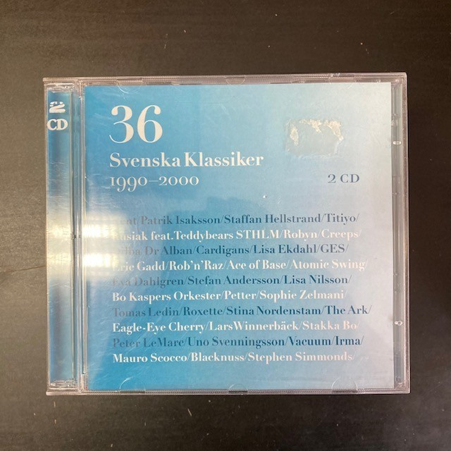 V/A - 36 svenska klassiker 1990-2000 2CD