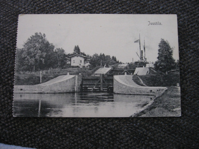 Juustila (Saimaan kanava). Kulkematon.