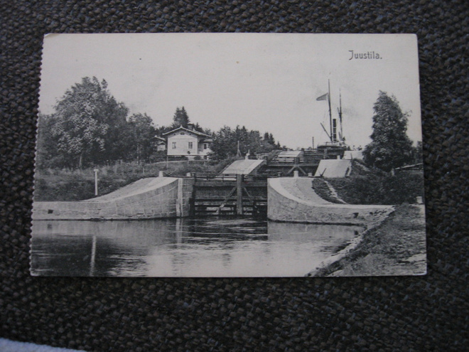 Juustila (Saimaan kanava). Kulkematon.