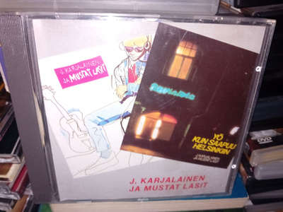 CD J. KARJALAINEN JA MUSTAT LASIT  ( SIS POSTIKULU )