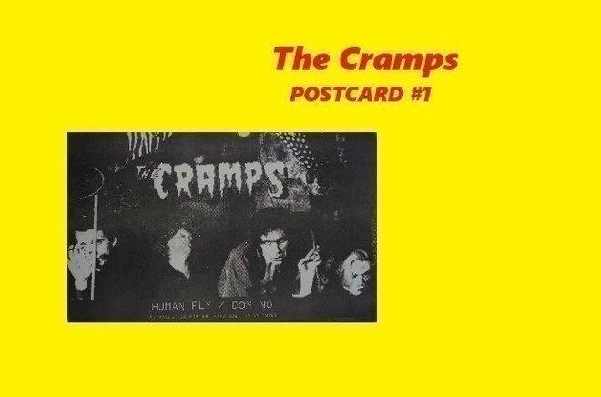 THE CRAMPS - human fly - postikortti 10cm x 15cm [#1]