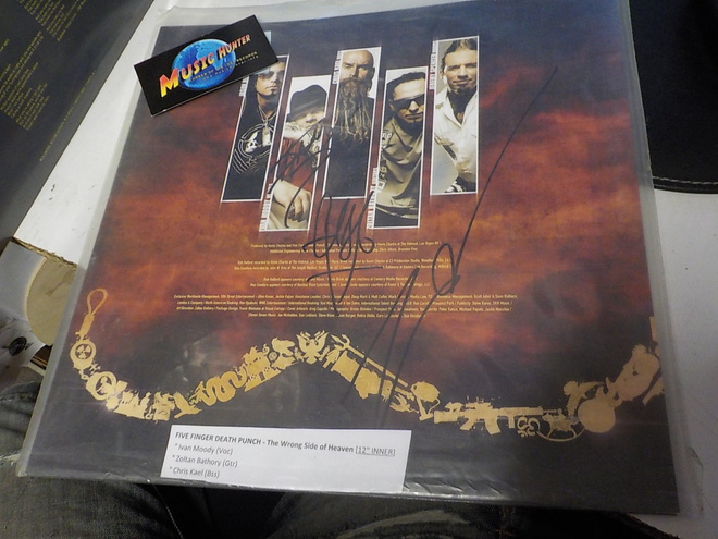 FIVE FINGER DEATH PUNCH 12'' INNER SLEEVE  3 X NIMMAREILLA