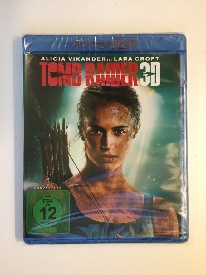 Tomb Raider 3D (Blu-ray) Alicia Vikander (2018) UUSI