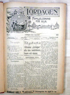 Lördagen Familjeläsning för alla 1901 Nr. 1 - 52