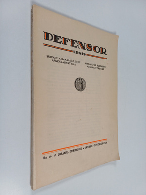 Defensor legis 10-11/1948