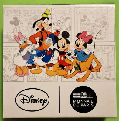 Disney Mikki Hiiri 1/4 oz 999 kultaraha. Harvinainen.