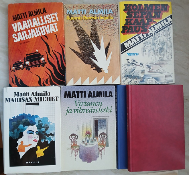 7 x Matti Almila dekkareita