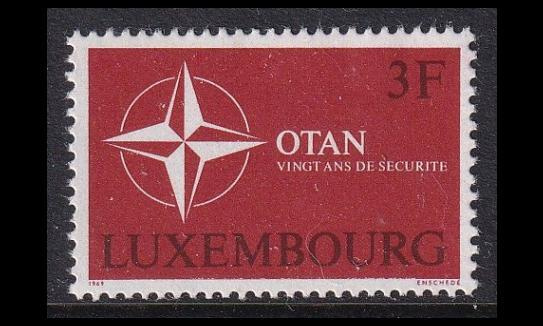 Luxemburg 794 ** NATO 20v (1969)