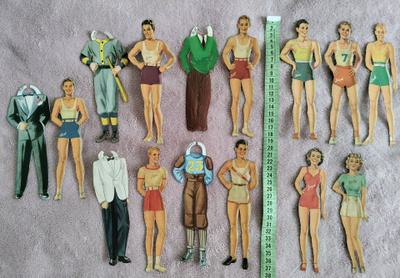 Paperinuket 10 kpl 1940-luku
