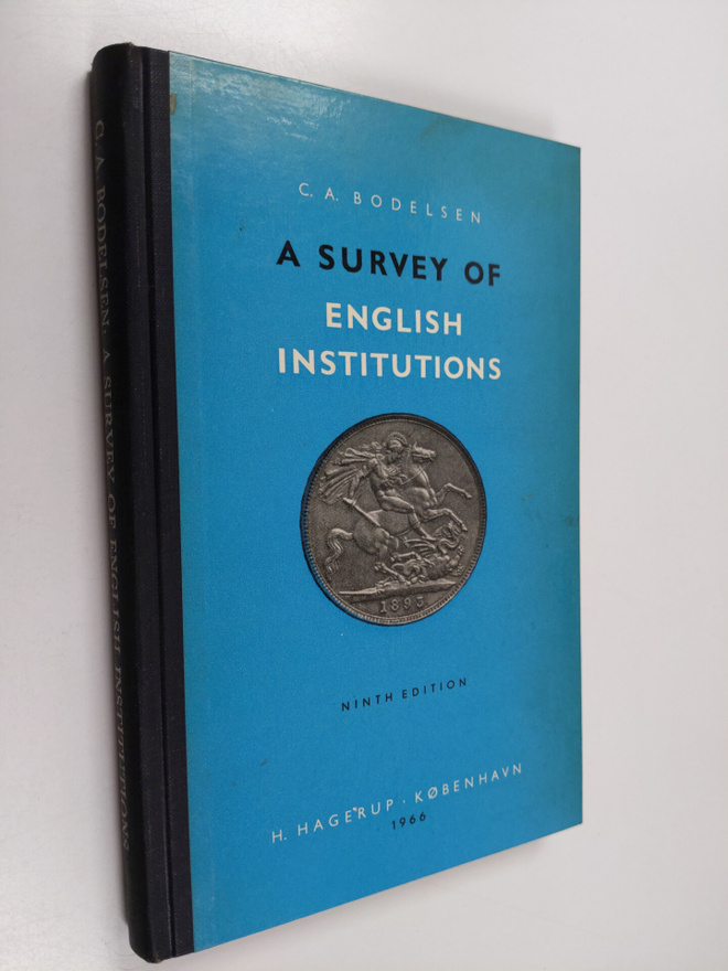 C. A. Bodelsen : A survey of English institutions