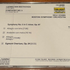 Ozawa/Boston: Beethoven 5 SEALED JAPAN TELARC Matsushita 80s - pikkukuva 2