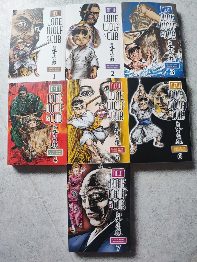 New Lone Wolf and Cub 1-7 Kazuo Koike Hideki Mori