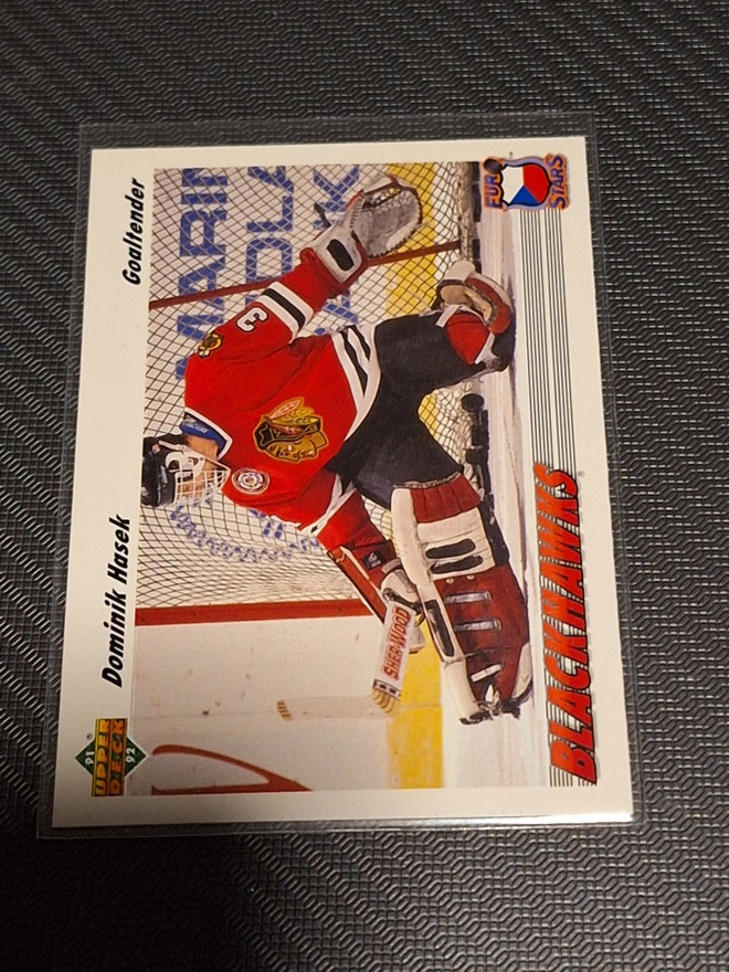 1991-92 Upper Deck Euro-Stars Dominik Hasek #E14