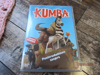 Kumba, puoliraidallinen seepra dvd. Suomipuhe