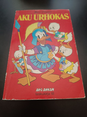 Aku Ankan taskukirja 18 ensimmäinen painos