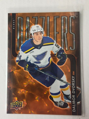Dalibor Dvorsky 2025-26 UD Series 1 Dazzlers Orange