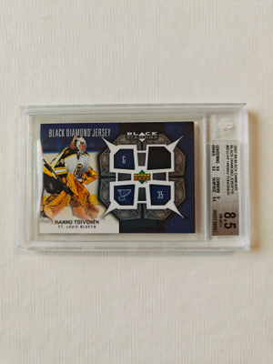 Hannu Toivonen - 07-08 Black Diamond Jersey BGS 8.5