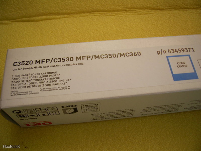 OKI C3520 MFP / C350 MFP / MC350 / MC360 VÄRIKASETTI ORIG.