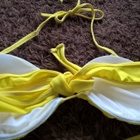 Keltaiset Bikinit / Push up -bikiniliivit ja Bikinihousut M - pikkukuva 4